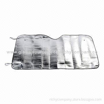 Car front sunshade, made of foam
